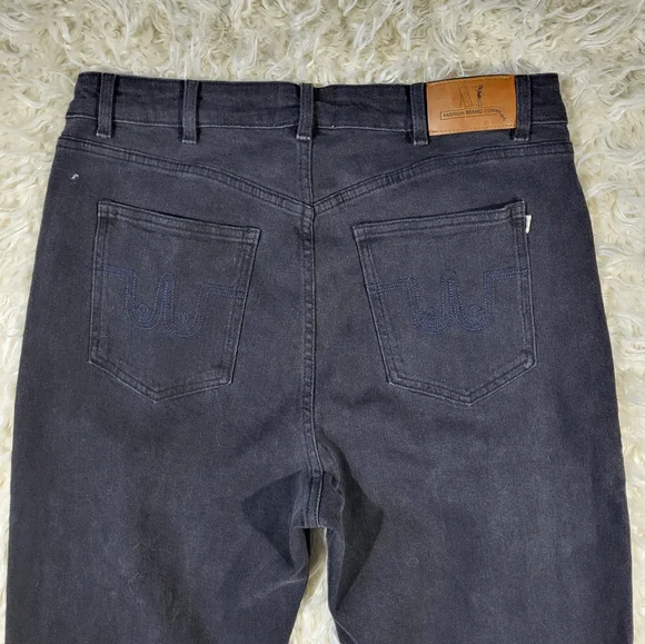 Fashion Brand Company TALL Nap Jeans for big butts black denim Size 1X - Picture 13 of 16